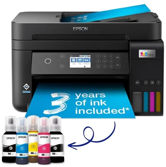 Epson EcoTank ET-3850 All in One bläckstråleskrivare multifunktion - färg - bläck